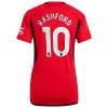 Maglia ufficiale Manchester United Rashford 10 Casa 2023-24 per Donna